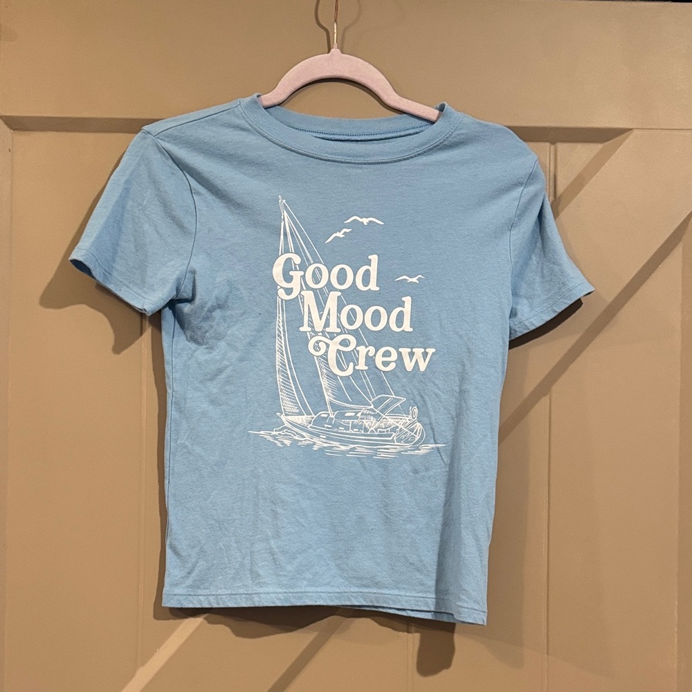 Carter's Blue 'Good Mood Crew' T-Shirt